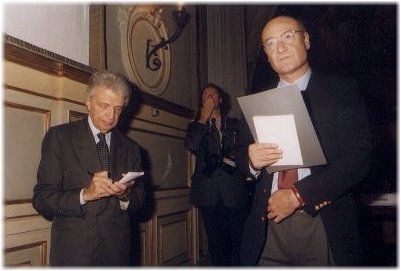 Furio Colombo and Gabriele Nissim